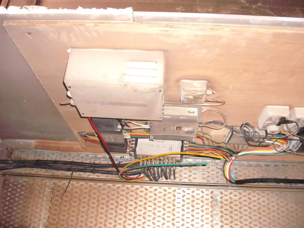 Fusebox fire smoke damage restoration