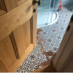 flood damage to staircase in tunbridge wells property
