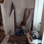 water damage in hallway of property in margate kent