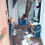 water damaged hallway in margate kent property