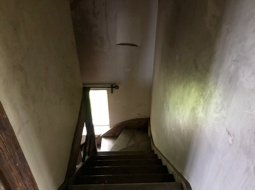 soot and smoke contamination to stairs
