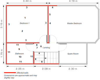 1st Floor - Floor Plan of Dartford Property
