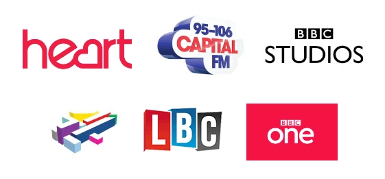 As featured by Heart FM, Capital FM, BBC Studios and Channel 4