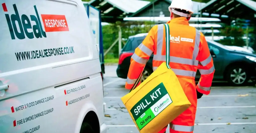 Ideal Response technician and van.