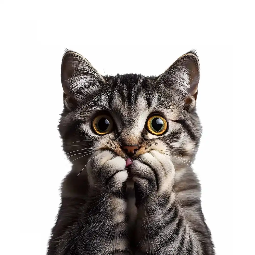 Shocked cat