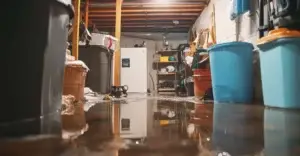 Flooded basement