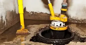Dirty sump pump