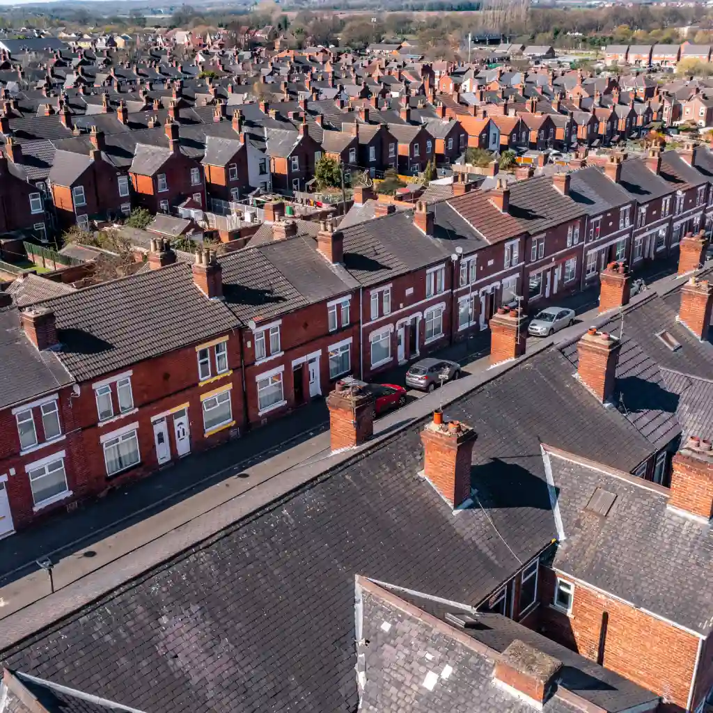 Housing estate in the UK