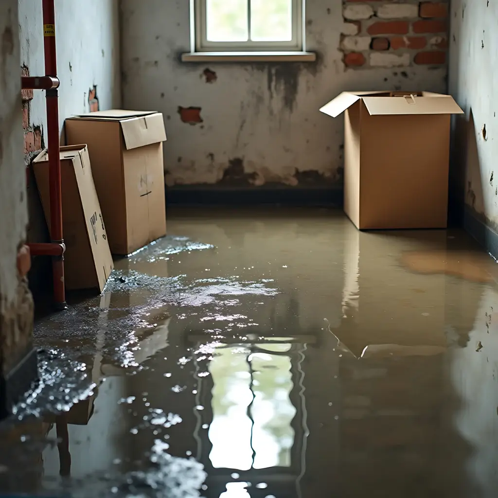 Sewage leak in rural property