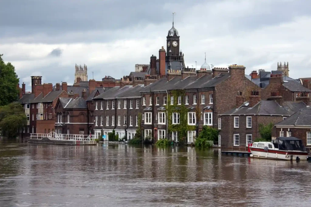 York, UK during the 2012 floods