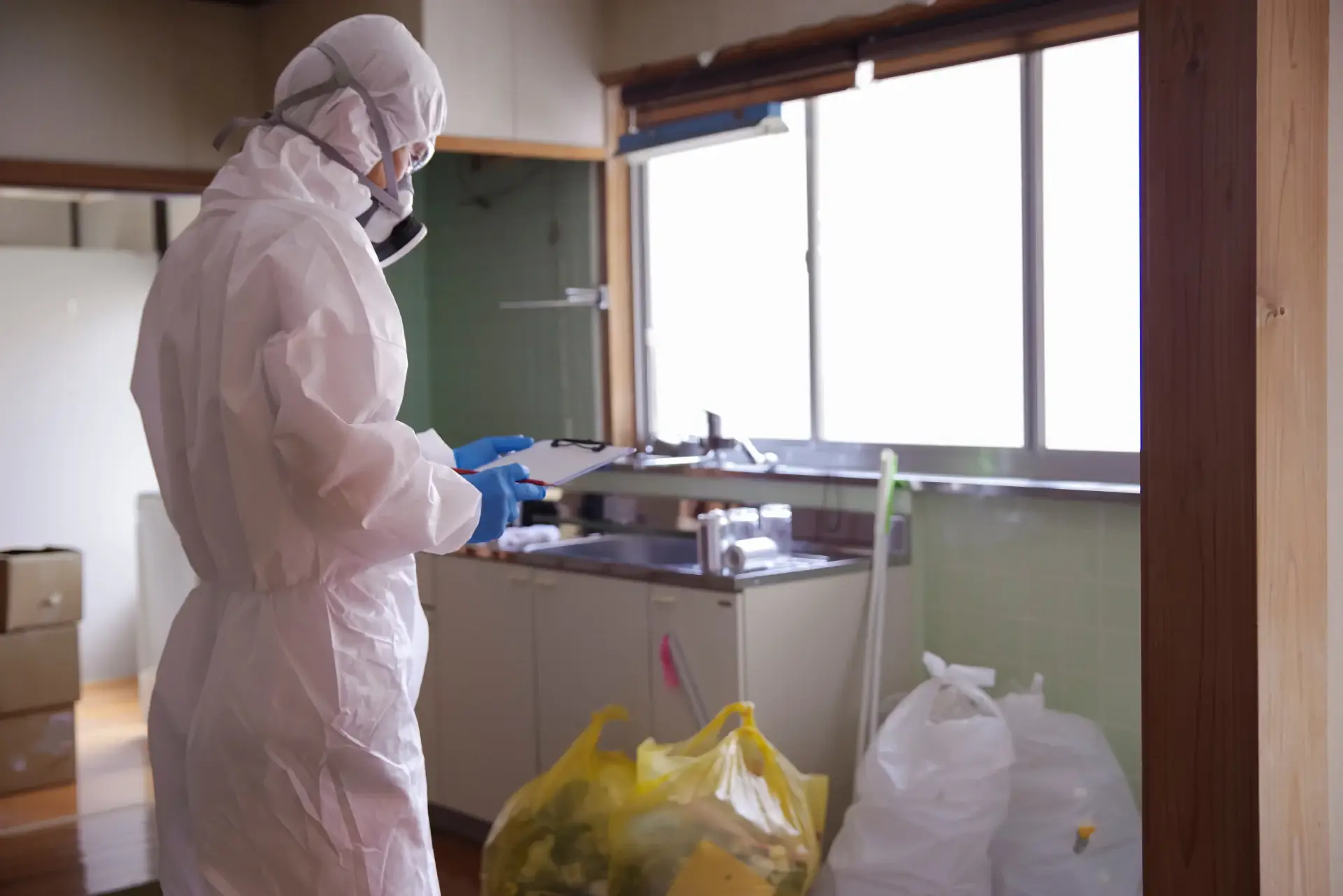 Crime scene cleaning