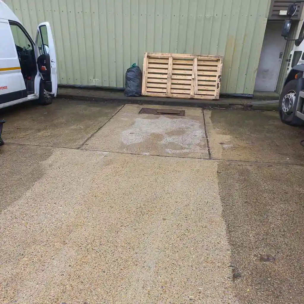 Post oil spill remediation, Camberley.