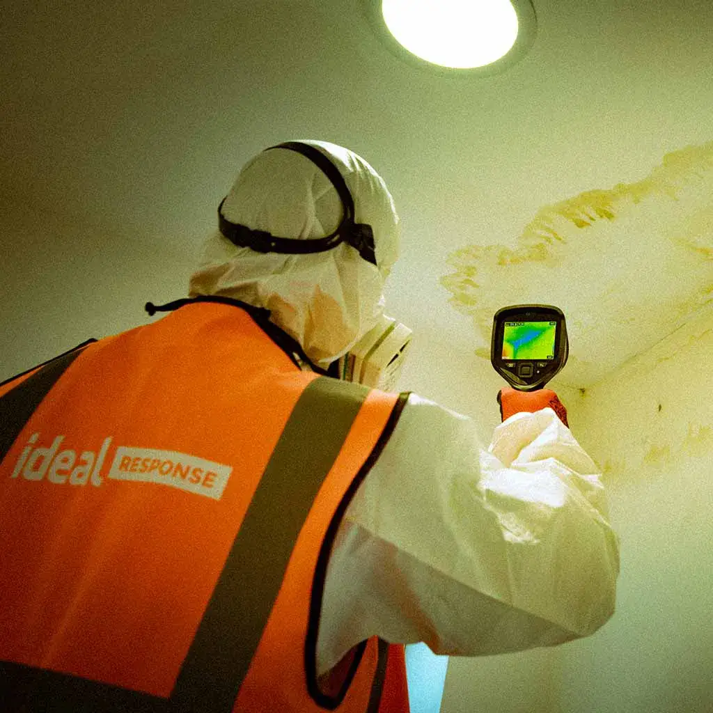 Moisture mapping survey.